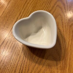 Pfaltzgraff Filigree heart shaped candle holder.